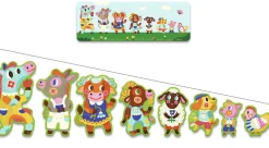 Djeco Speciale Vorm|2-99<Groot en klein op de boerderij - 8 puzzels van 2 stukjes