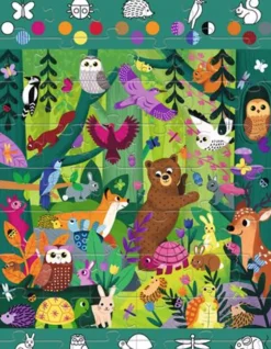 Kinderen Djeco Vloerpuzzels|Legpuzzels<Het Bos - Grote puzzel van 54 stukjes