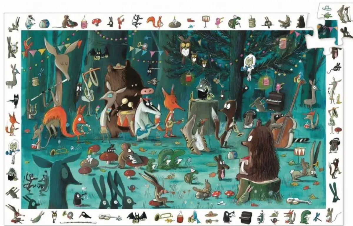 Kinderen Djeco Legpuzzels|2-99<Het orkest - puzzel van 35 stukjes
