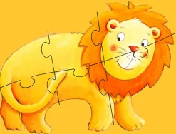 Kinderen Djeco Dieren|Legpuzzels<Krul de aap - 6 puzzels - 4, 6 en 9 stukjes