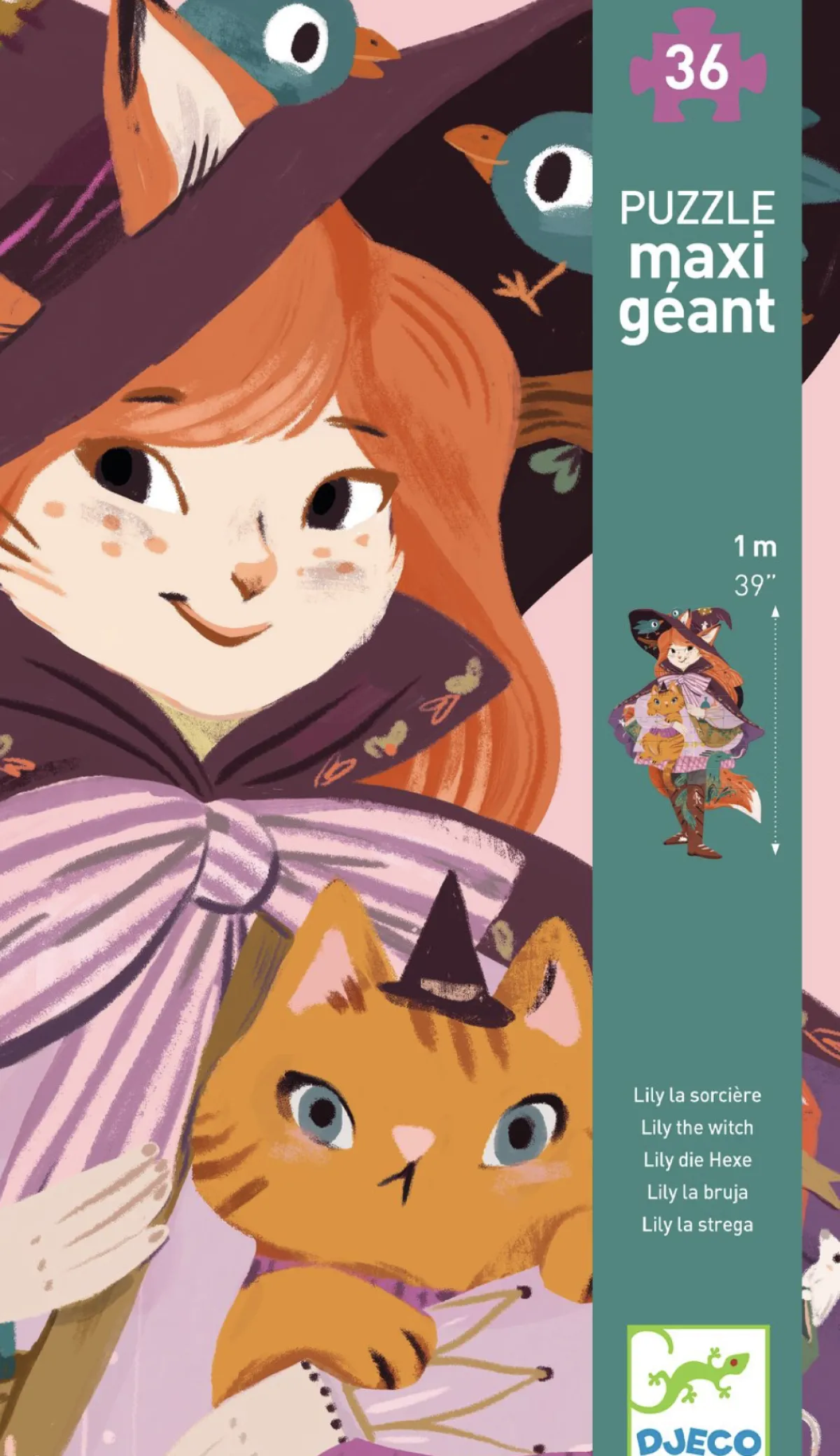 Kinderen Djeco Vloerpuzzels|Legpuzzels<Lily de Heks - 36 stukjes
