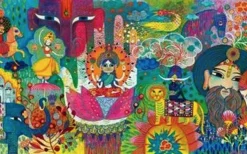 Djeco Panorama|Fantasy<Magisch India - puzzel van 1000 stukjes - Panorama