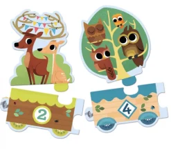 Kinderen Djeco Speciale Vorm|Vloerpuzzels<Puzzel trein - puzzel van 20 stukjes
