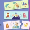 Kinderen Djeco Speciale Vorm|Legpuzzels<Puzzel trio - Mijn dagelijks leven - 24 stukjes