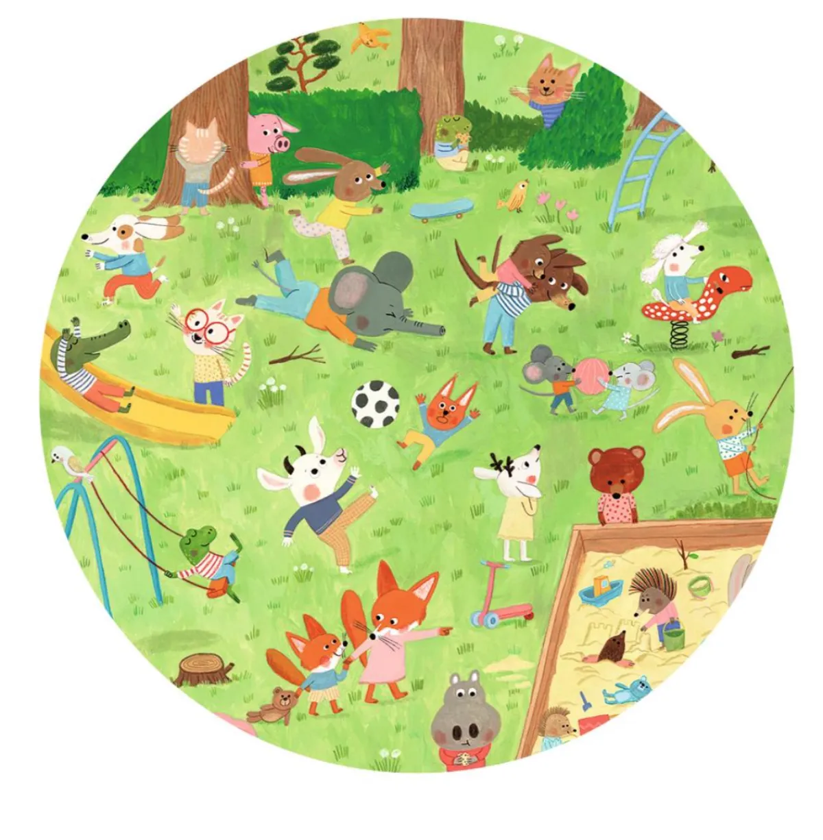 Kinderen Djeco Dieren|Legpuzzels<Vriendjestuin - puzzel van 35 stukjes