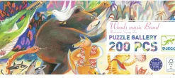 Kinderen Djeco Panorama|Fantasy<Woods Muziekband - puzzel van 200 stukjes - Panorama