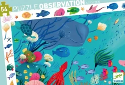 Kinderen Djeco Tekening|Legpuzzels<Zoekpuzzel - in de oceaan - 54 stukjes