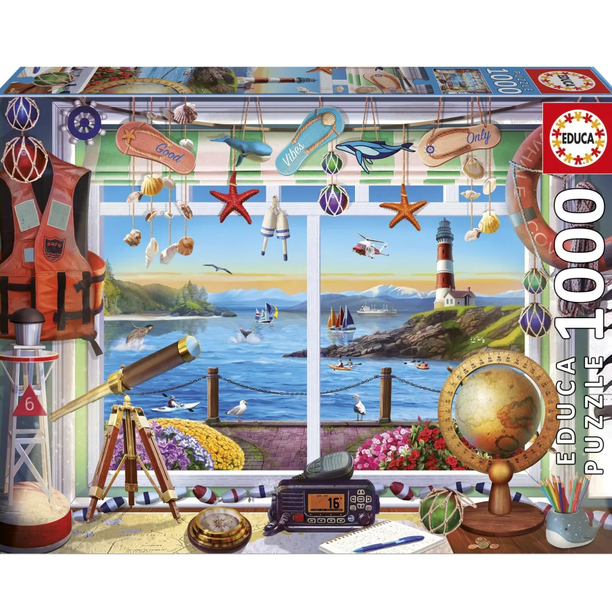 Educa Landschappen|1000-1499<Havensleven - puzzel 1000 stukjes