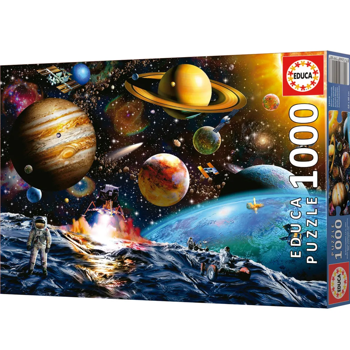 Educa Astrologie & Wereldkaarten|1000-1499<Asteroïde-missie - puzzel 1000 stukjes