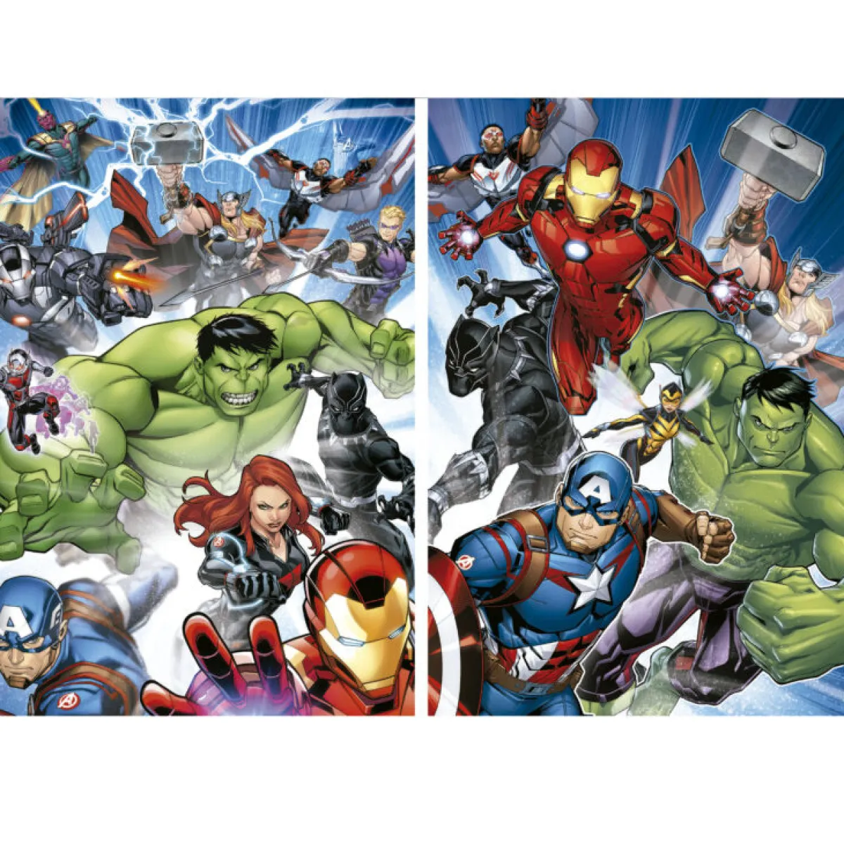 Kinderen Educa Disney, Pixar, Marvel|Legpuzzels<Avengers - 2 x 100 stukjes