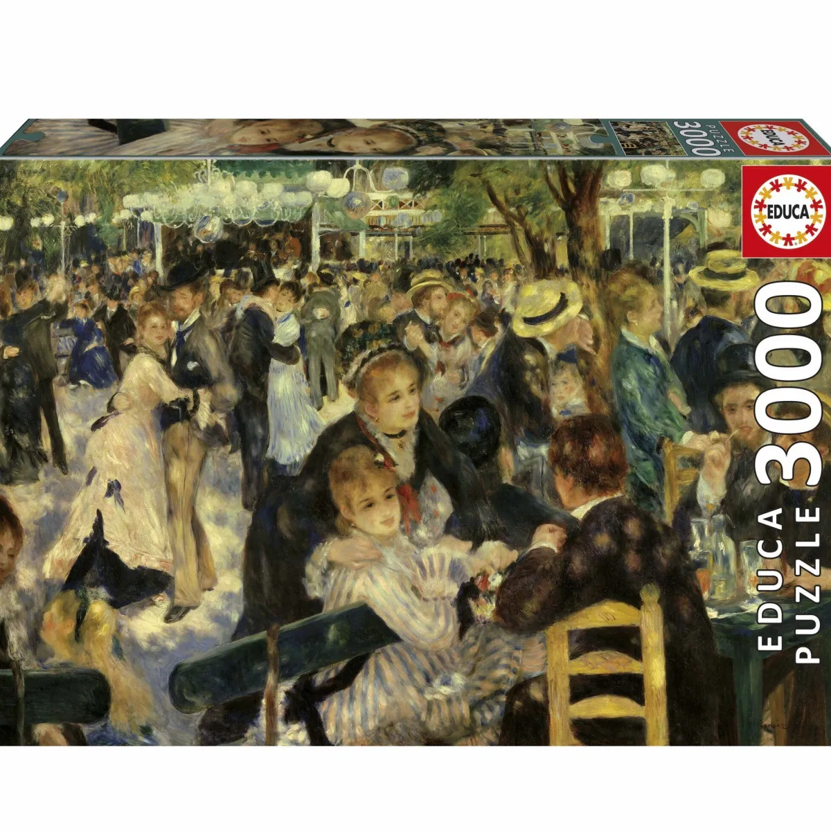 Educa Kunst En Cultuur|2000 En Meer<Bal du Moulin De La Galette - puzzel van 3000 stukjes