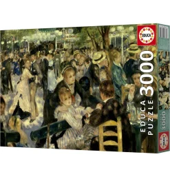Educa Kunst En Cultuur|2000 En Meer<Bal du Moulin De La Galette - puzzel van 3000 stukjes