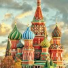 Educa Steden En Gebouwen|1000-1499<Basiliuskathedraal - Moskou- legpuzzel van 1000 stukjes