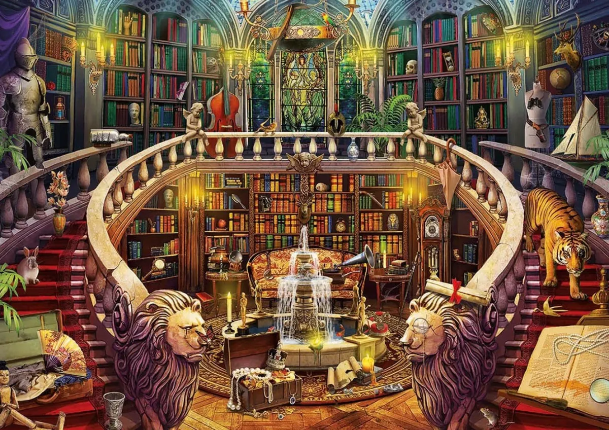 Kinderen Educa Fantasy|Legpuzzels<Bibliotheek - legpuzzel van 500 stukjes