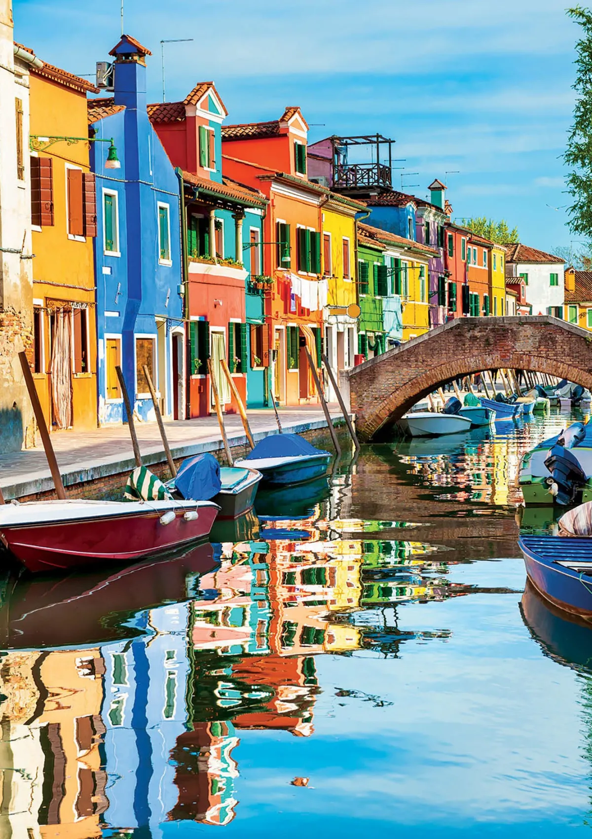 Educa Landschappen|Steden En Gebouwen<Burano - puzzel 1000 stukjes