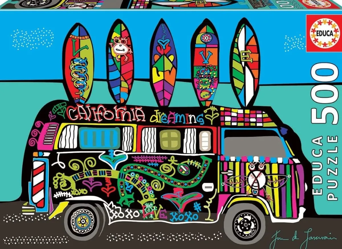 Kinderen Educa Tekening|Landschappen<California Dreaming - legpuzzel van 500 stukjes