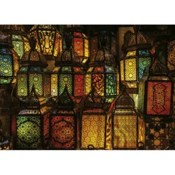 Educa Kunst En Cultuur|1000-1499<Collage van lampions - puzzel 1000 stukjes