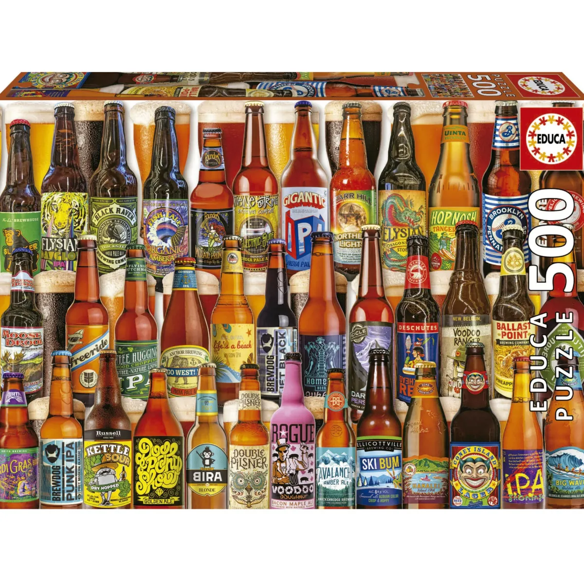 Kinderen Educa Kunst En Cultuur|Legpuzzels<Craft Beers - legpuzzel van 500 stukjes