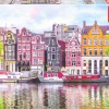Educa Steden En Gebouwen|1000-1499<Dansende huizen in Amsterdam - puzzel 1000 stukjes