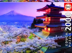 Educa Kunst En Cultuur|Landschappen<De Fuji vulkaan in Japan - puzzel 2000 stukjes