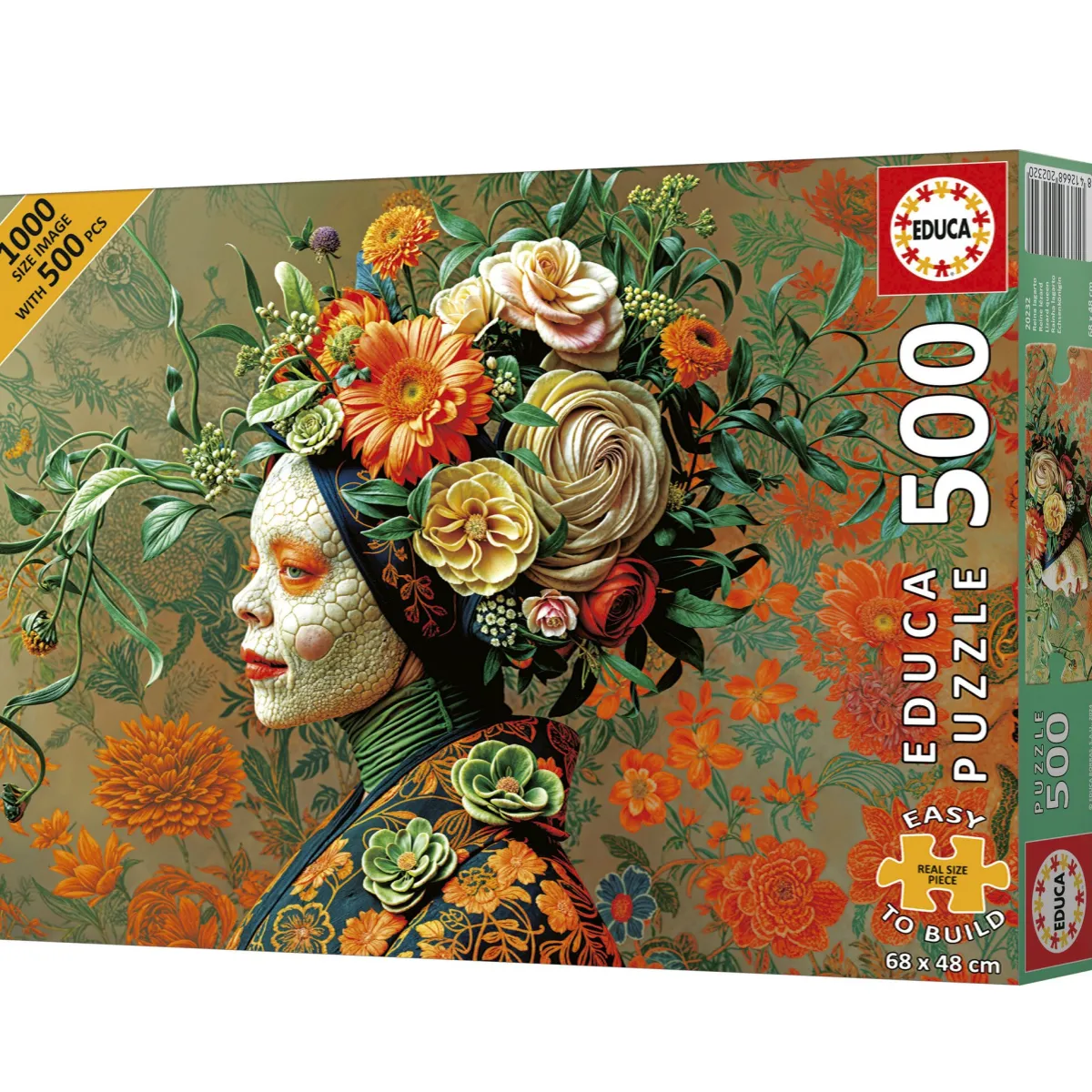 Kinderen Educa Fantasy|Legpuzzels<De Hagedis Koningin - legpuzzel van 500 XL stukjes
