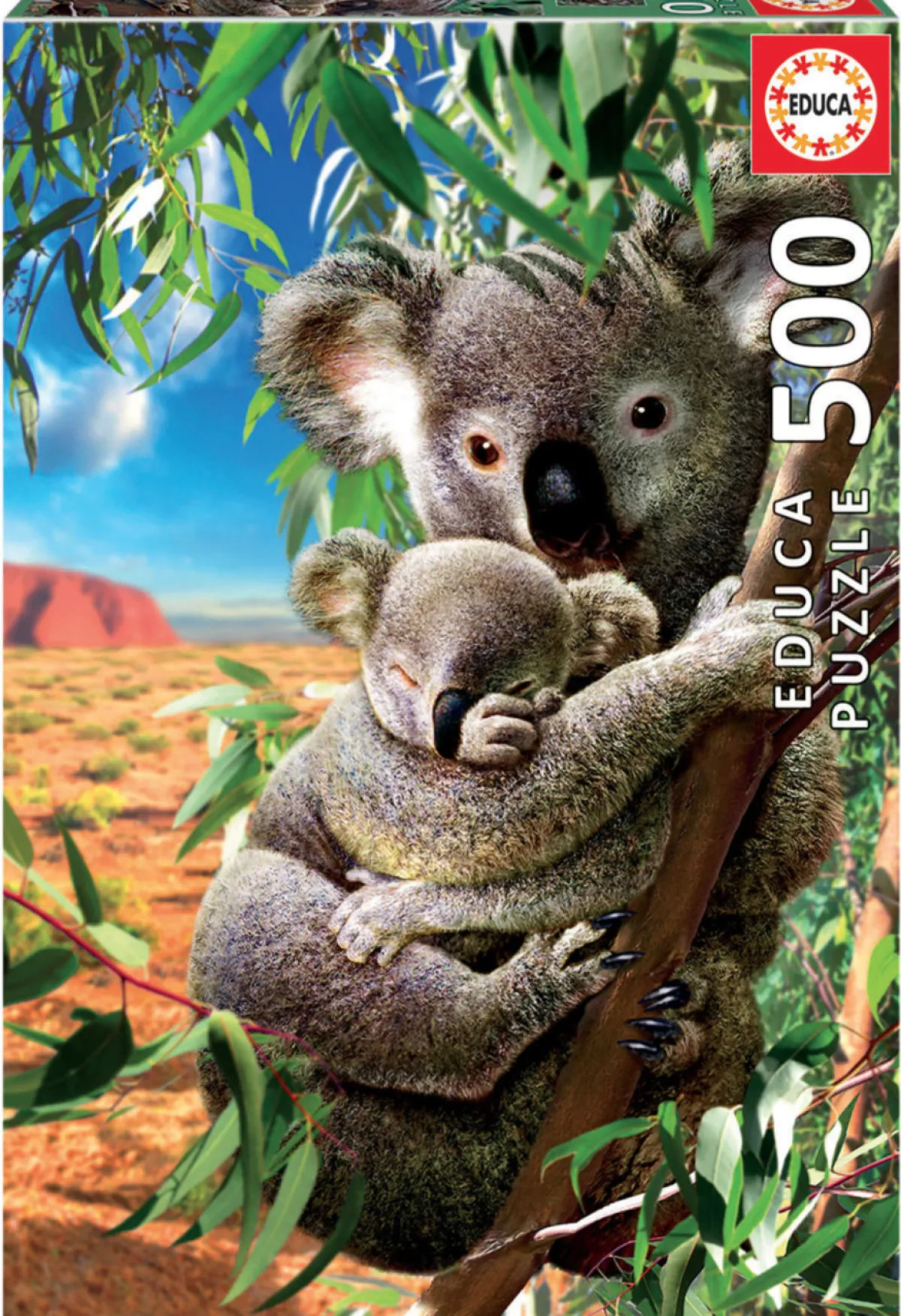 Kinderen Educa Dieren|Legpuzzels<De Koala en zijn kleintje - legpuzzel van 500 stukjes