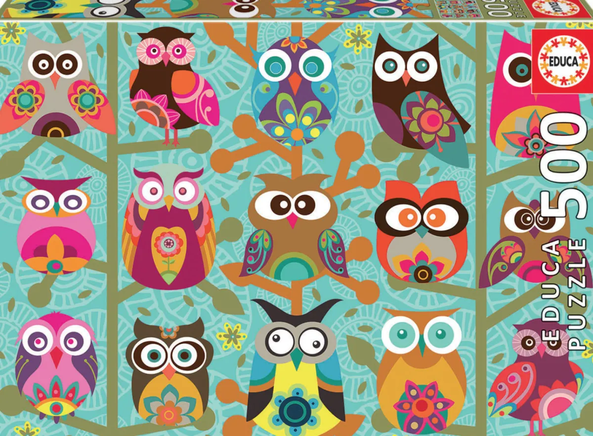 Kinderen Educa Kunst En Cultuur|Legpuzzels<De Uilen - legpuzzel van 500 stukjes