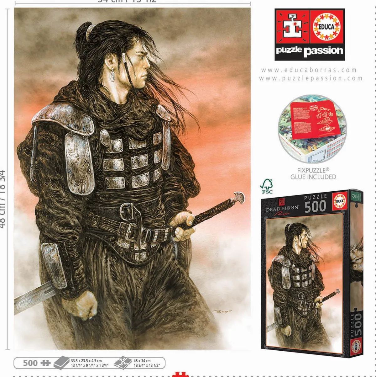 Kinderen Educa Tekening|Kunst En Cultuur<Dead Moon - Luis Royo - legpuzzel van 500 stukjes