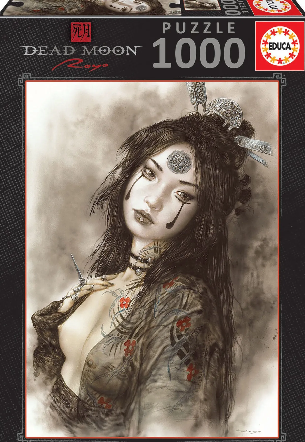 Educa Fantasy|Tekening<Dead Moon - Luis Royo - puzzel 1000 stukjes