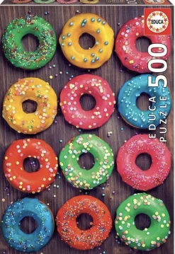 Kinderen Educa Stilleven|Legpuzzels<Donut - legpuzzel van 500 stukjes