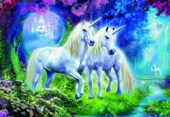 Kinderen Educa Fantasy|Dieren<Eenhoorns in het bos - legpuzzel van 500 stukjes