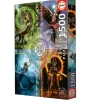 Educa Fantasy|Tekening<Elemental Magic Star Chart - Anne Stokes - legpuzzel van 1500 stukjes