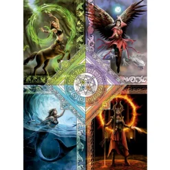 Educa Fantasy|Tekening<Elemental Magic Star Chart - Anne Stokes - legpuzzel van 1500 stukjes