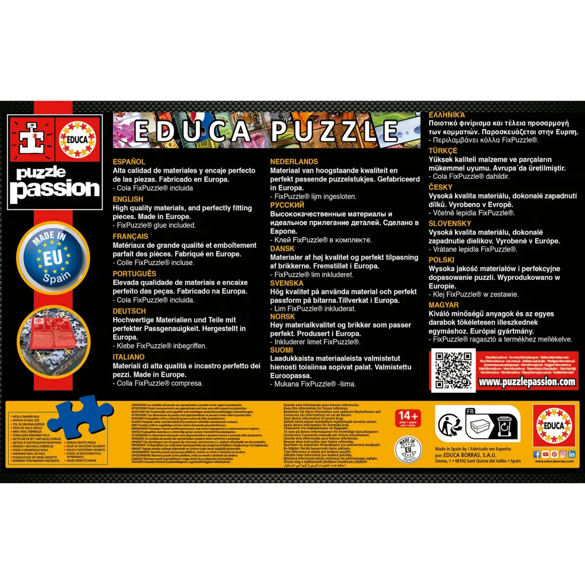Educa Fantasy|Tekening<Elemental Magic Star Chart - Anne Stokes - legpuzzel van 1500 stukjes