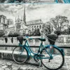 Kinderen Educa Steden En Gebouwen|Legpuzzels<Fietsen bij de Notre Dame - legpuzzel van 500 stukjes