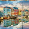 Educa Landschappen|Steden En Gebouwen<Haven van Kopenhagen - puzzel van 2000 stukjes