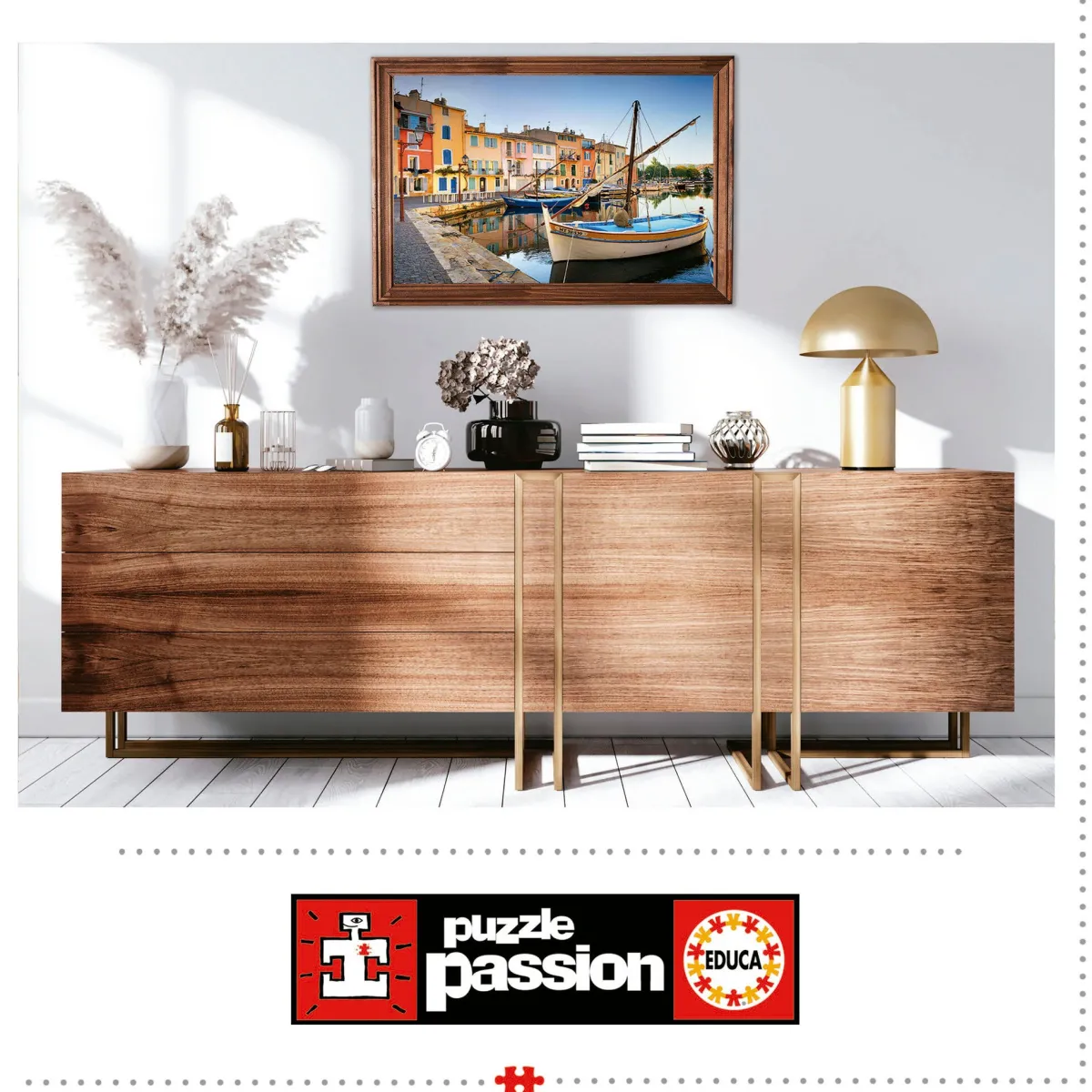 Educa Steden En Gebouwen|1000-1499<Haven van Martigues, Provence - puzzel 1000 stukjes