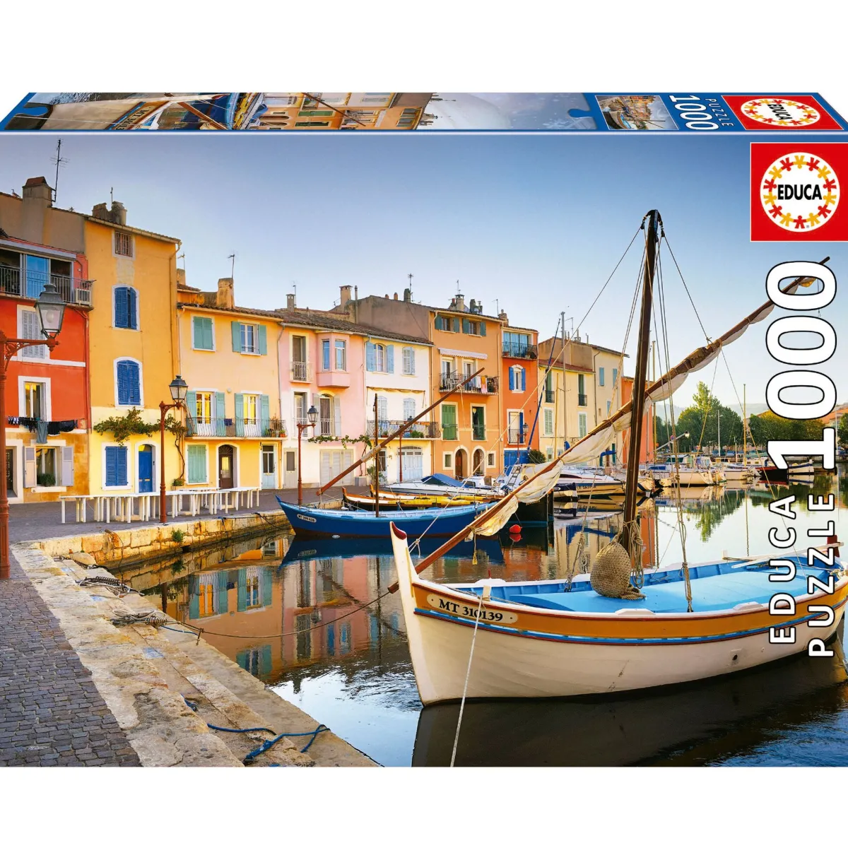 Educa Steden En Gebouwen|1000-1499<Haven van Martigues, Provence - puzzel 1000 stukjes