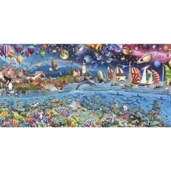 Educa Dieren|Landschappen<Het Leven - Panorama - puzzel van 3000 stukjes