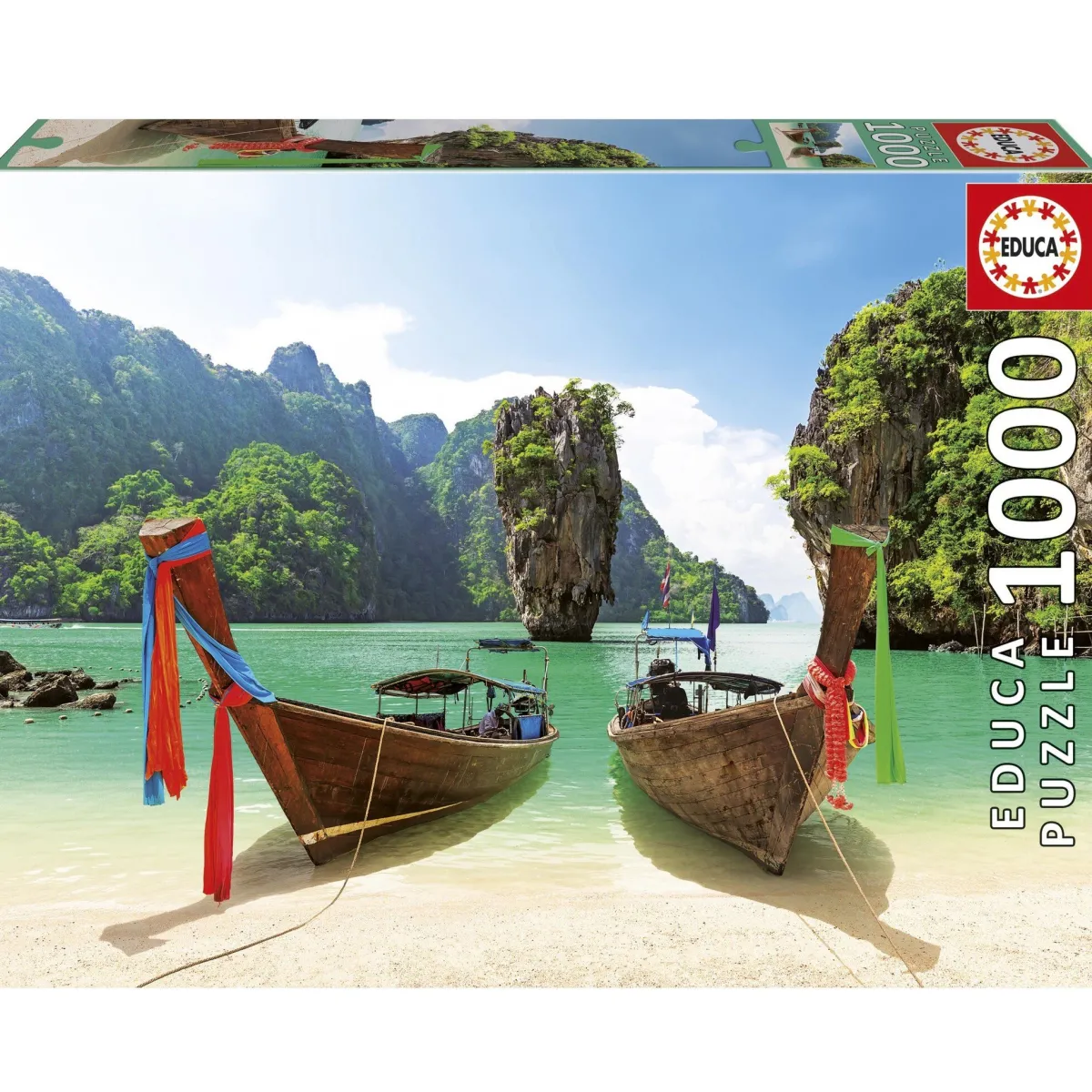 Educa Landschappen|1000-1499<James Bond Eiland in Thailand - puzzel 1000 stukjes