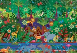 Kinderen Educa Tekening|Dieren<Jungle - legpuzzel van 500 stukjes