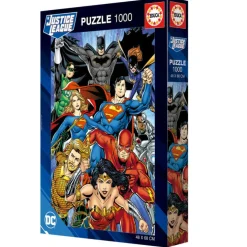 Educa Disney, Pixar, Marvel|Tekening<Justice League - DC Comics - puzzel 1000 stukjes