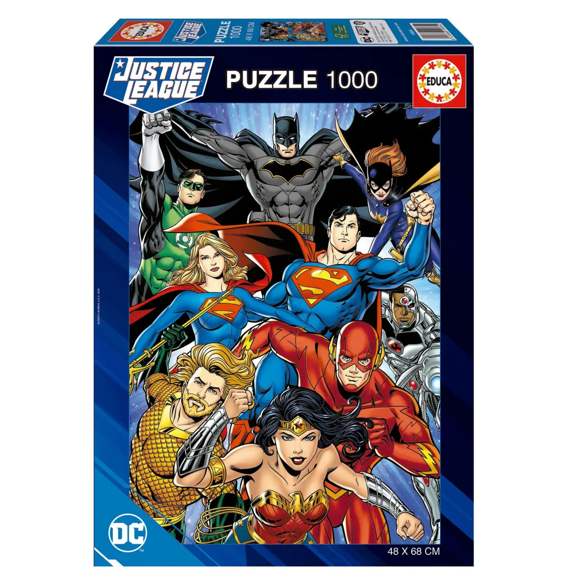 Educa Disney, Pixar, Marvel|Tekening<Justice League - DC Comics - puzzel 1000 stukjes