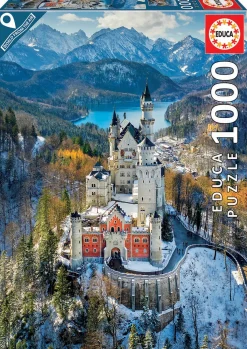 Educa Steden En Gebouwen|1000-1499<Kasteel Neuschwanstein - puzzel 1000 stukjes