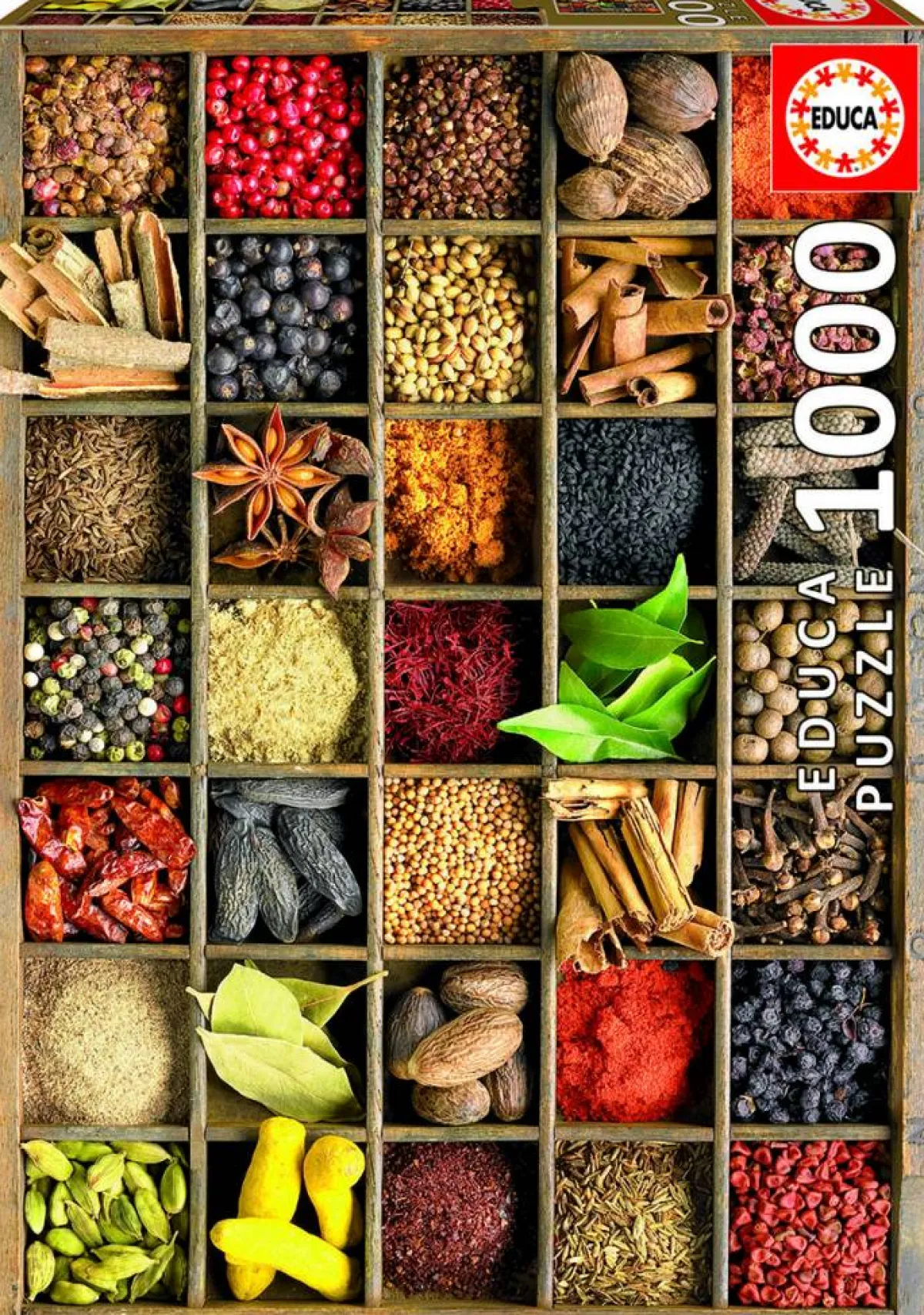 Educa Stilleven|1000-1499<Kruidenbakjes - puzzel van 1000 stukjes