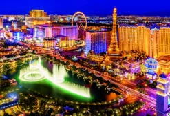 Educa Puzzel + Extra Item|Steden En Gebouwen<Las Vegas - Glow in the Dark - 1000 stukjes