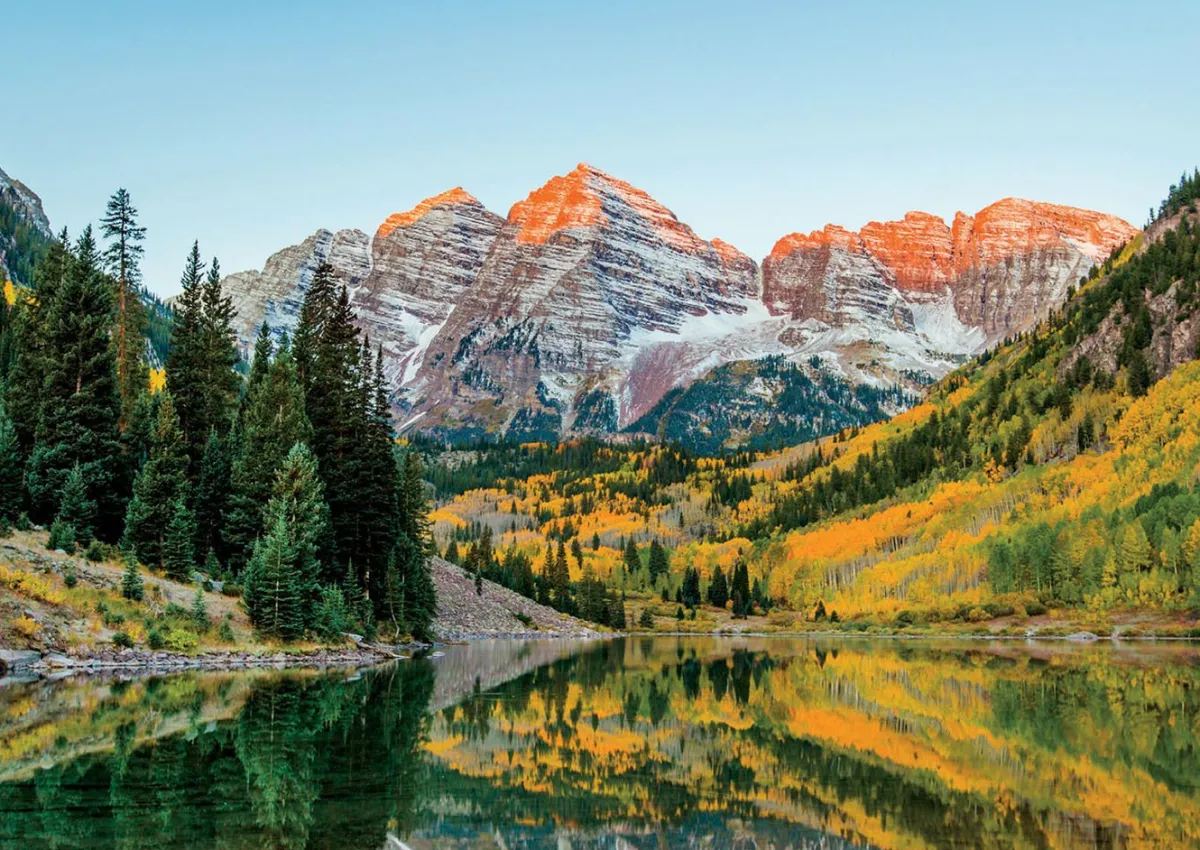 Educa Landschappen|Steden En Gebouwen<Maroon Bells - puzzel van 2000 stukjes