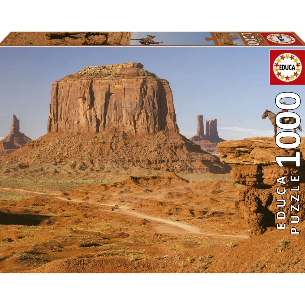 Educa Landschappen|1000-1499<Monument Valley - puzzel 1000 stukjes