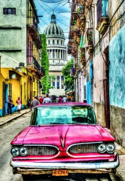 Educa Kunst En Cultuur|1000-1499<Oldtimer in Havana - puzzel van 1000 stukjes