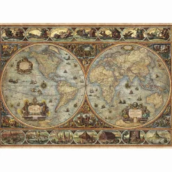 Educa Astrologie & Wereldkaarten|1000-1499<Orbis Terrarium - puzzel 1000 stukjes